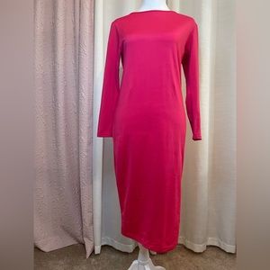 Pink women’s long dress